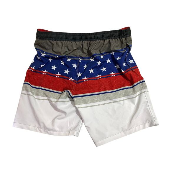 Zero Exposure Men's USA size L UPF 50+ comfort liner stretch Black swim trunks - Picture 2 of 7